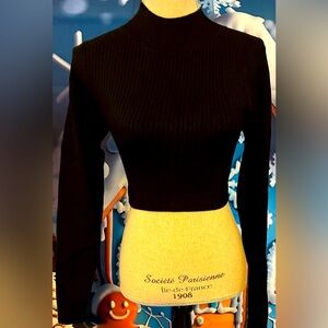 NWT Wild Fable sweater in blk. & cropped. Pull over your favorite sleeveless top
